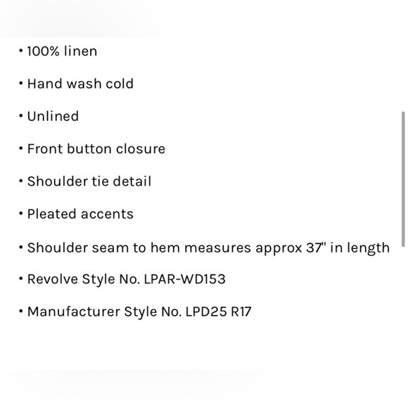 LPA Linen Dress # 701 - Picture 8 of 9